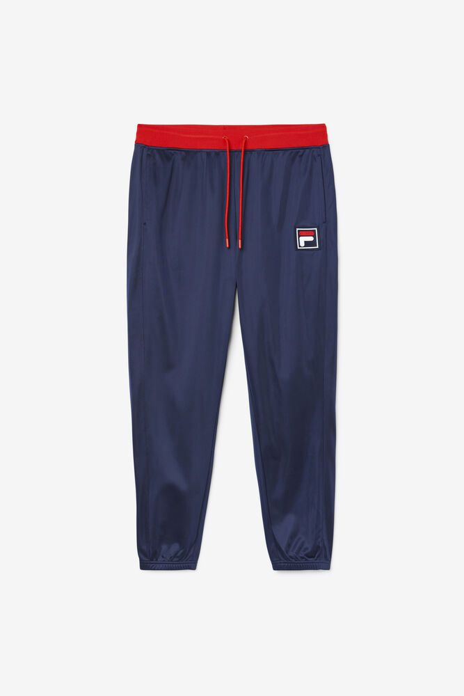 Fila Pants Wayan Track Mens Navy - India WDJ-625107